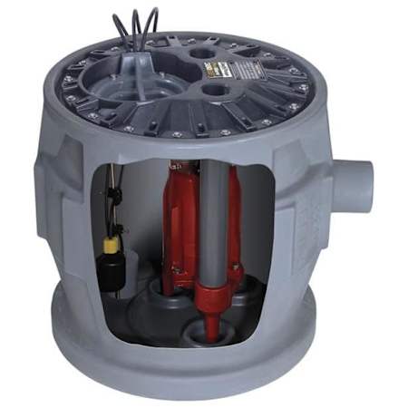 Liberty Pumps 1 HP ProVore 380 Grinder Pump System (24" x 24" 16-Bolt Cover) N/A