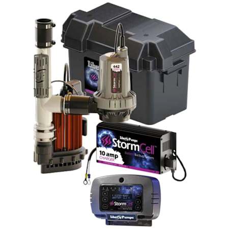 Liberty Pumps 1/3 Primary (S37) StormCell Standard Battery Backup Sump Pump System N/A