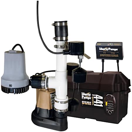 Liberty Pumps 1/3 Primary (S37-P) and StormCell (1.5A) Battery Backup Sump Pump System N/A