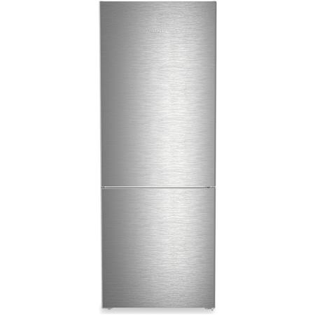 Liebherr 30 Inch Wide 16.8 Cu. Ft. Energy Star Certified Fingerprint Resistant Bottom Freezer Refrigerator with DuoCooling and HydroBreeze Stainless Steel