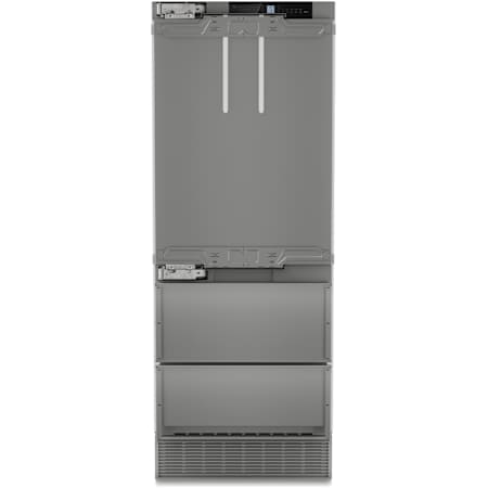 Liebherr 30 Inch Wide 14.1 Cu. Ft. Energy Star Certified Left Hinge Panel Ready Bottom Freezer Refrigerator with DuoCooling and Telescopic Rails Panel Ready