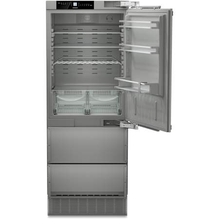 Liebherr 30 Inch Wide 14.1 Cu. Ft. Energy Star Certified Right Hinge Panel Ready Bottom Freezer Refrigerator with DuoCooling and SuperFrost Panel Ready