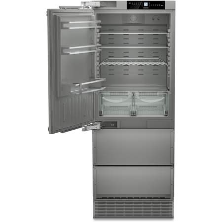 Liebherr 30 Inch Wide 14.1 Cu. Ft. Energy Star Certified Left Hinge Panel Ready Bottom Freezer Refrigerator with DuoCooling and SuperFrost Panel Ready