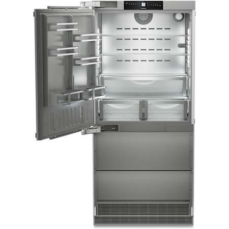 Liebherr 36 Inch Wide 19.5 Cu. Ft. Energy Star Certified Left Hinge Panel Ready Bottom Freezer Refrigerator with DuoCooling and Telescopic Rails Panel Ready