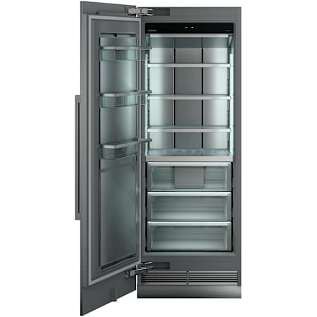 Liebherr Monolith 30 Inch Wide 15.2 Cu. Ft. Built-In Energy Star Panel Ready Column Freezer with InfinitySwipe and SuperFrost Panel Ready