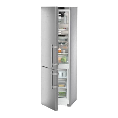 Liebherr Combined Fridge-Freezers with EasyFresh and NoFrost Stainless Steel