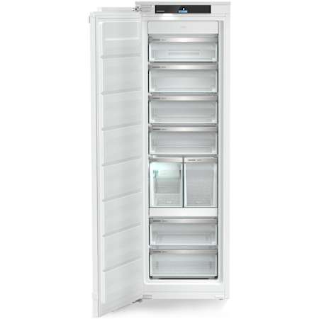 Liebherr 24 Inch Wide 7.5 Cu. Ft. Built-In Energy Star Panel Ready Column Freezer with SuperFrost and Telescopic Rails Stainless Steel