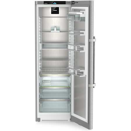 Liebherr 24 Inch Wide 13.7 Cu. Ft. Energy Star Certified Fingerprint Resistant All Fridge Refrigerator with HydroBreeze and BioFresh Stainless Steel