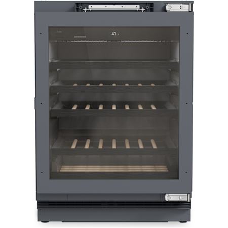 Liebherr 24 Inch Wide 44 Bottle Capacity Panel Ready Free Standing Wine Cooler with HumiditySelect and TempProtect Plus Panel Ready