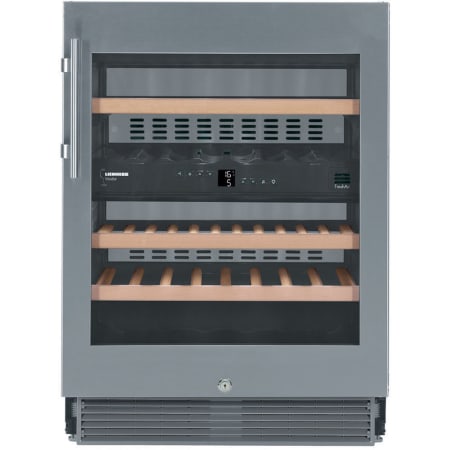 Liebherr Built-In 24 Inch Wide 34 Bottle Capacity Wine Cooler Stainless Steel