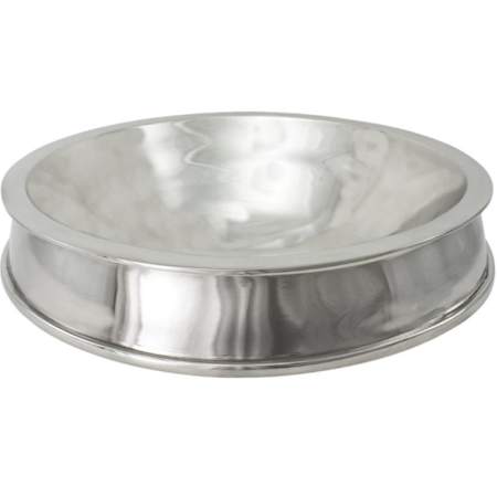 Linkasink 17" Wide Semi Recessed Vessel Polished White Bronze