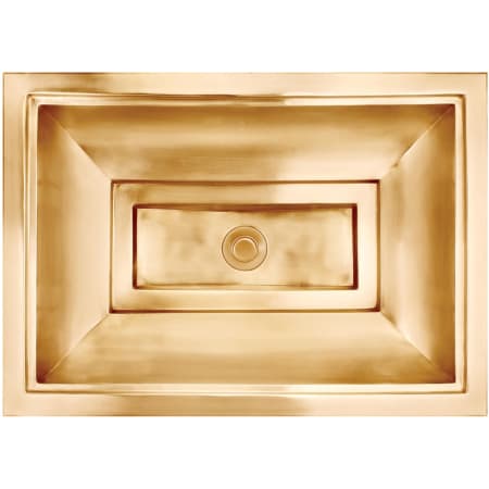Linkasink Vintage Jeweler 22" Rectangular Drop In or Undermount Bathroom Sink Satin Unlacquered Brass