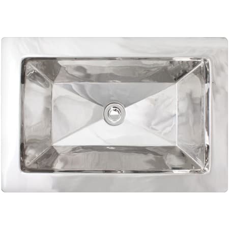 Linkasink Vintage Jeweler 21" Rectangular Drop In or Undermount Bathroom Sink Polished Stainless Steel
