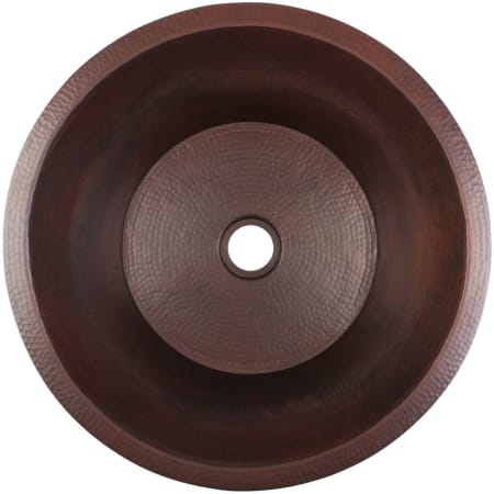 Linkasink Hammered Metals 16" Undermount Single Basin Bar Sink Dark Bronze