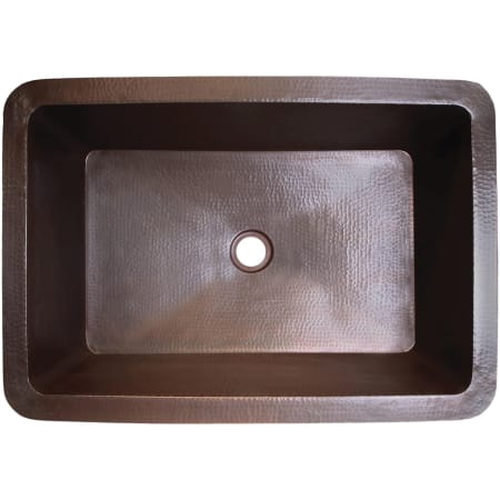 Linkasink Hammered Metals 20" Undermount Single Basin Bar Sink Dark Bronze