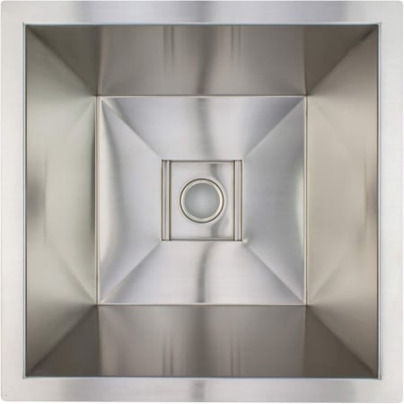 Linkasink Smooth Metals 16" Undermount Single Basin Stainless Steel Bar Sink Satin Stainless Steel
