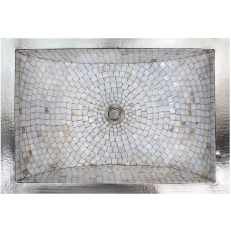 Linkasink 21" Rectangular Mosaic Tile Interior Drop In or Undermount Bathroom Sink Mosaic