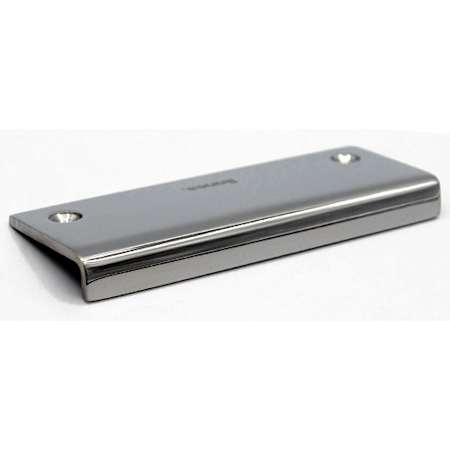 Linnea 304 Grade Stainless Steel 2-3/16 Inch Center to Center Finger Cabinet Pull Polished Stainless Steel