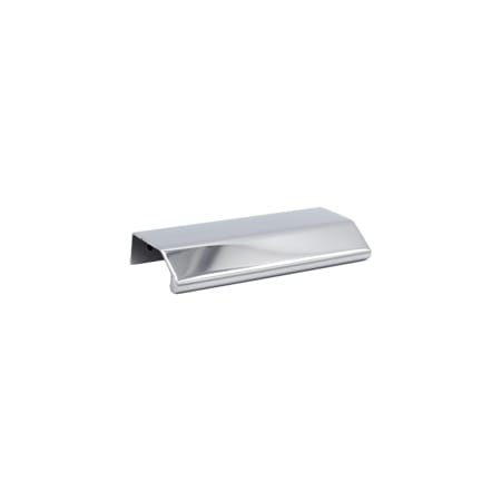 Linnea 304 Grade Stainless Steel 7-1/16 Inch Center to Center Finger Cabinet Pull Polished Stainless Steel