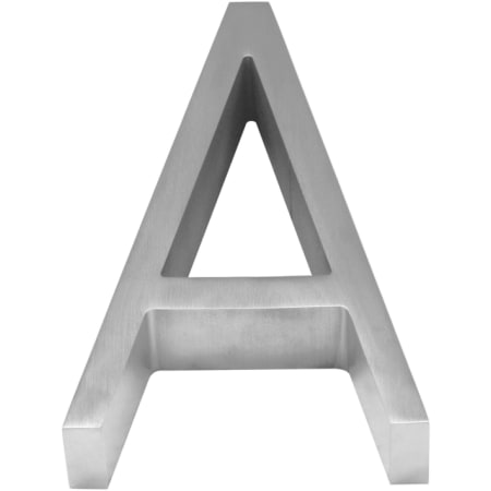 Linnea 304 Grade Stainless Steel 5 Inch High Address Letter A Satin Stainless Steel