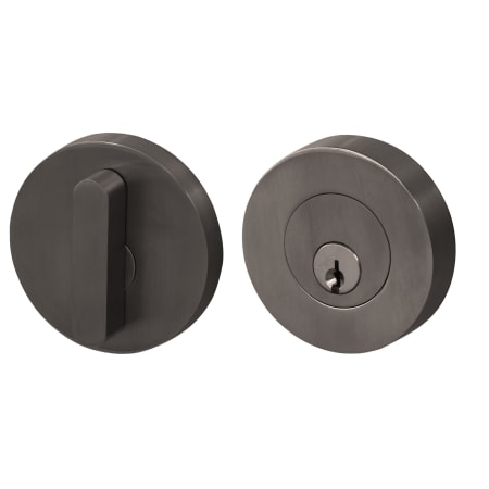 Linnea Marine Grade 316 Stainless Steel DB63 Modern Keyed Entry Single Cylinder Deadbolt with Thumb turn PVD Dark Chocolate
