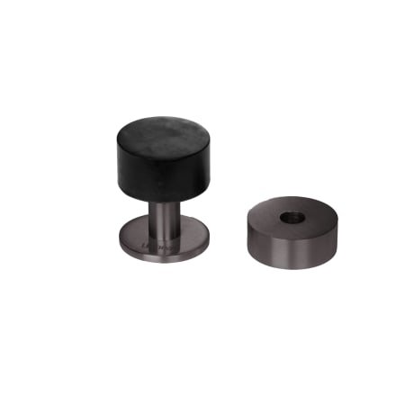 Linnea 304 Grade Stainless Steel 1-9/16 Inch Diameter Floor Mount Door Stop PVD Dark Chocolate