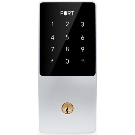 Linnea Guard Single Cylinder Keyless Entry Deadbolt with Bluetooth and WiFi Technologies Silver