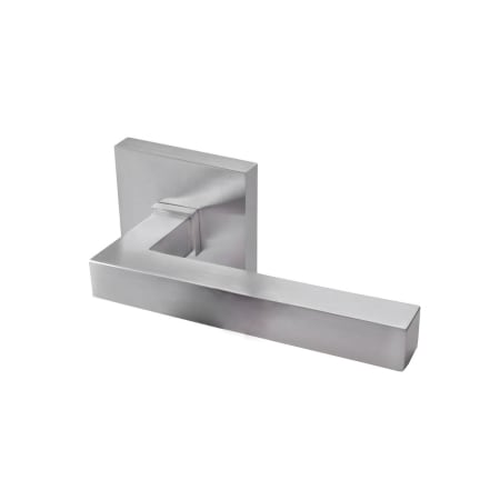 Linnea Marine Grade 316 Stainless Steel LL90 Passage Door Lever Set with Square Rose Satin Stainless Steel