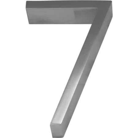 Linnea 304 Grade Stainless Steel 5 Inch High Address Number 7 Satin Stainless Steel