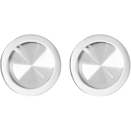 Linnea 2-5/8" Round Pocket Door Pull Polished Stainless Steel