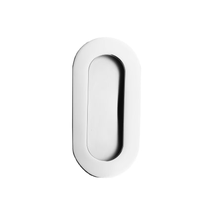 Linnea 304 Grade Stainless Steel 4 Inch Long Flush Cabinet Pull Polished Stainless Steel