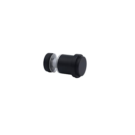 Linnea 304 Grade Stainless Steel 1-3/16" Shower Door Knob - Single PVD Satin Black