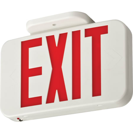 Lithonia Lighting Contractor Select EXRG Integrated LED Exit Sign with Red/Green Switchable Letters White