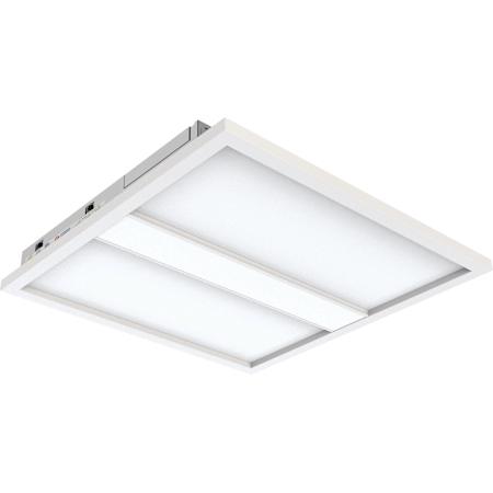 Lithonia Lighting Three Panel LED Troffer 2Ft x 2Ft with Selectable CCT White