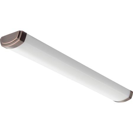 Lithonia Lighting Single Light Integrated LED Flush Mount Linear Ceiling Fixture with Adjustable Color Temperature Bronze / 3000K - 5000K