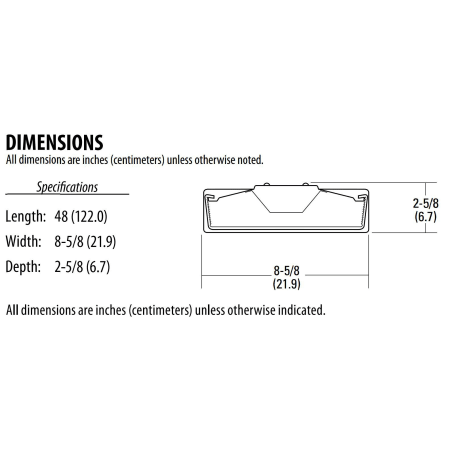 Lithonia Lighting-SBL4 LP835-Dimensions