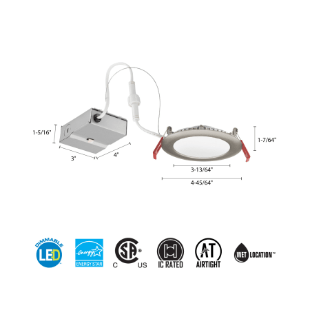 Lithonia Lighting-WF4 LED 30K M6-Line Drawing