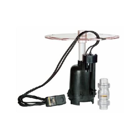 Little Giant TSW-A Sump Pump Package with Integral IntelliPlug for 22" Basin Black