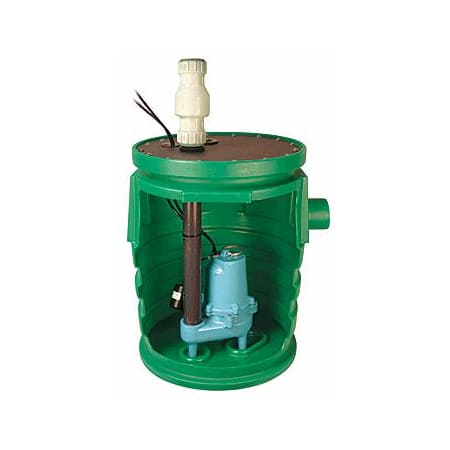 Little Giant Preassembled 20 x 30 Pit Plus System with 1-Piece Steel Cover, Slip-Fit Flanges, .5HP Pump and Float Switch N/A