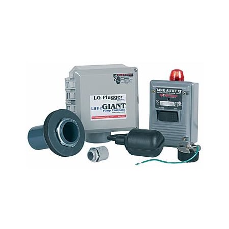 Little Giant LG Plugger 120 Volts Junction Box Including 101HW Alarm System Metal