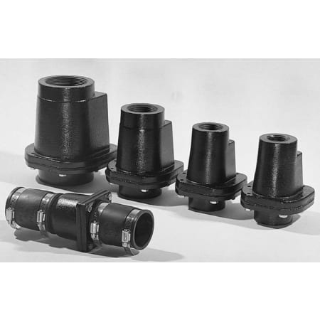 Little Giant Cast Iron Check Valve with 3" FNPT Black