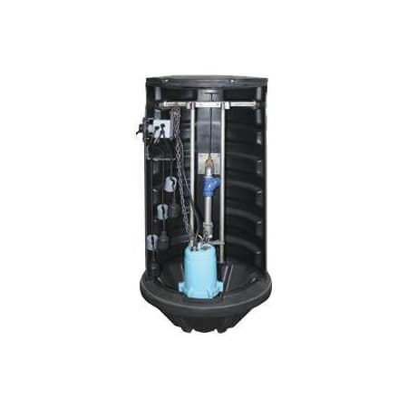 Little Giant 48" X 60" Fiberglass Basin with No Hub Hole N/A