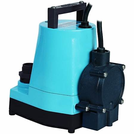 Little Giant 20 GPM 1/6 HP Low Level Automatic Submersible Utility Pump with 18' Cord N/A