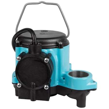 Little Giant 6-CIA - 1/3 HP Cast Iron Automatic Sump Pump with Integral Diaphragm Switch (25' Cord) N/A