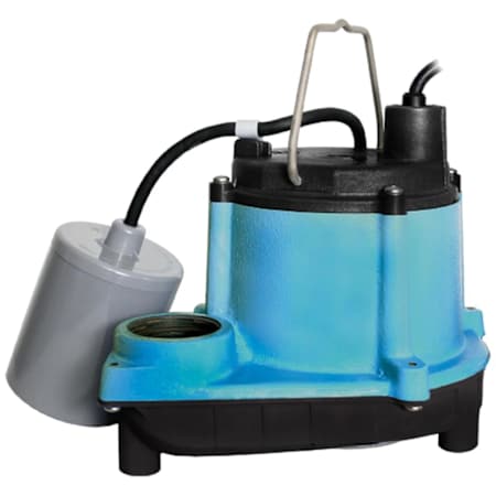 Little Giant 6-CIA-RFS - 1/3 HP Cast Iron Sump Pump with PB Tether Float (10' Cord) N/A