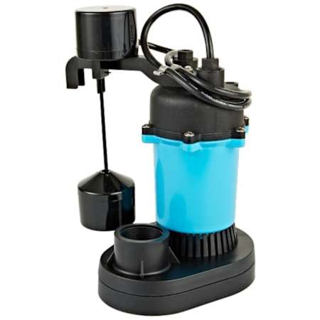 Little Giant BSP33V - 1/3 HP Aluminum / Thermoplastic Sump Pump with PB Vertical Switch N/A