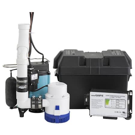 Little Giant SPBS-12HF-10 - 1/2 HP Combination Primary and Backup Sump Pump System N/A