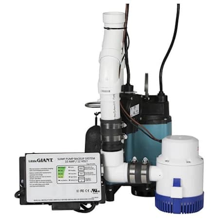 Little Giant SPBS-10HF-6 - 1/3 HP Combination Primary and Backup Sump Pump System N/A