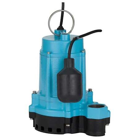 Little Giant 6EC-CIM -RF - 1/3 HP Cast Iron Submersible Pump with Piggyback Tether Float (20' cord) N/A