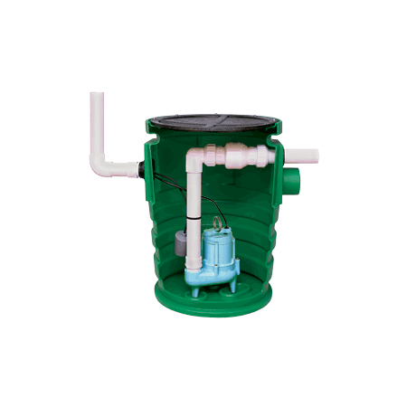 Little Giant 80 GPM 115V Wastewater Collection & Removal System with Structural Foam Cover and 15' Cord N/A